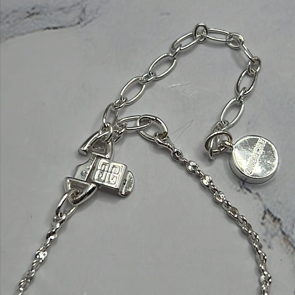 BRAND NEW Givenchy 16” Drop Crystal Pendant Necklace. - Picture 7 of 13